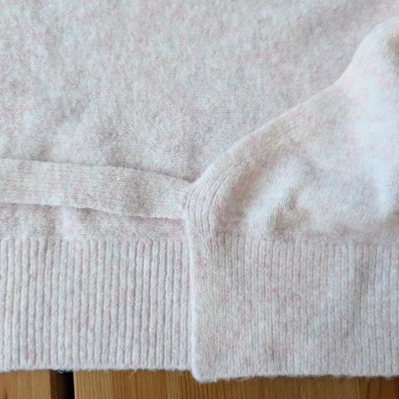 & Other Stories Wool Blend Wrap Sweater Pink L - Picture 10 of 10